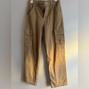H&M Wide-leg Cargo Pants - Dark Beige